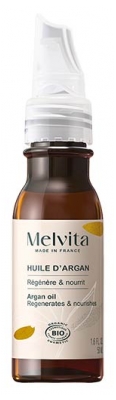Melvita Huile d'Argan Régénère et Nourrit Bio 50 ml