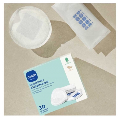 MAM 30 Coussinets d'Allaitement Extra-Fins