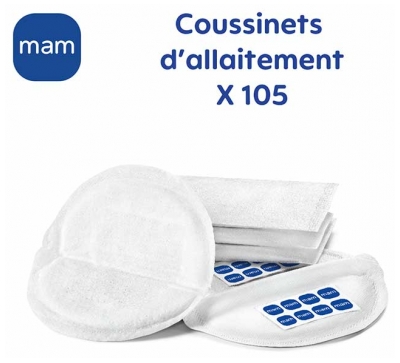 MAM 105 Coussinets d'Allaitement Extra-Fins