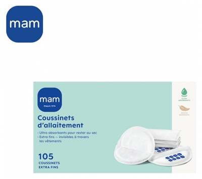 MAM 105 Coussinets d'Allaitement Extra-Fins