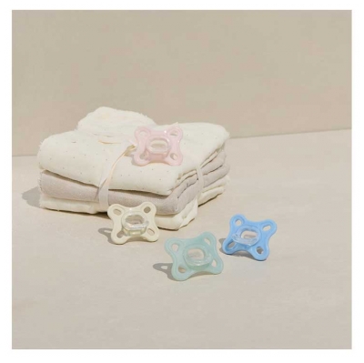 MAM Comfort 2 Sucettes Silicone 2 à 12 Mois - Couleur : Bleu