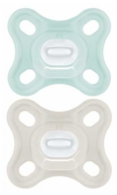 MAM Comfort 2 Sucettes Silicone 0 à 2 Mois