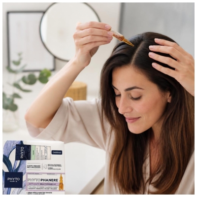 Phyto Coffret Phytophanère Traitement Antichute Réactionnelle & Volume Shampoing Volumateur 100 ml Offert