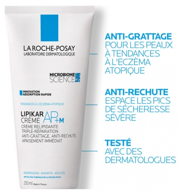 La Roche-Posay Lipikar AP+ M Crème Relipidante Anti-Irritation 200 ml