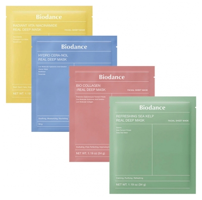 Masque Visage Hydratant à l'Aloe Vera - Lot de 4 Masques