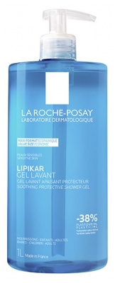 La Roche-Posay Lipikar Gel Lavant Peaux Sensibles 1 L