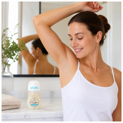 Cavaillès Absorb+ 48H Déodorant Sans Parfum Roll-On 2 x 50 ml