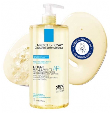 La Roche-Posay Lipikar Huile Lavante AP+ Relipidante Anti-Grattage 1 L