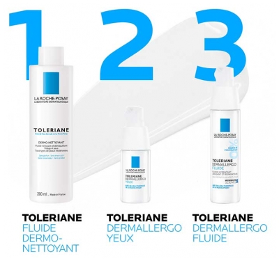 La Roche-Posay Tolériane Luide Nettoyant et Démaquillant Peaux Sensibles à Intolérantes 400 ml