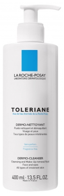La Roche-Posay Tolériane Luide Nettoyant et Démaquillant Peaux Sensibles à Intolérantes 400 ml