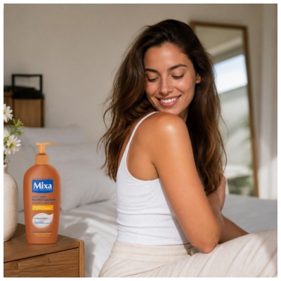 Mixa Lait Corps Nutritif Satinant Peaux Très Sèches et Ternes 250 ml