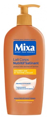 Mixa Lait Corps Nutritif Satinant Peaux Très Sèches et Ternes 250 ml