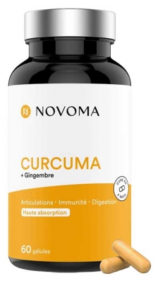 Novoma Curcuma Articulations Immunité & Digestion 60 Gélules