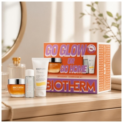 Biotherm Aquasource + Coffret Vitamin Glow Set 3 Soins