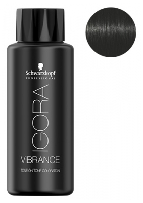 Schwarzkopf Coloration Semi-Permanente Igora Vibrance 1-0 Noir Naturel
