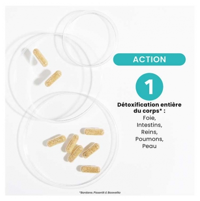 Santarome Pur'Détox 5 Émonctoires Détoxifiant Global 30 Gélules