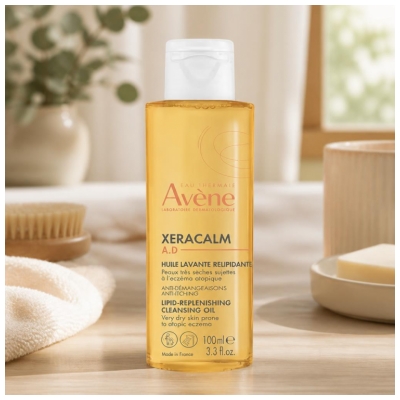 Avène XeraCalm AD Huile Lavante Relipidante Peaux Sèches à Atopiques 100 ml