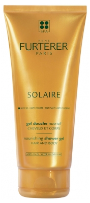 René Furterer Solaire Gel Douche Nutritif Après Soleil - Cheveux et Corps 200 ml