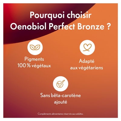 Oenobiol Perfect Bronze Autobronzant Lot de 2 x 30 Unités
