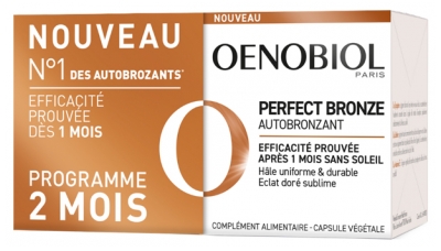 Oenobiol Perfect Bronze Autobronzant Lot de 2 x 30 Unités