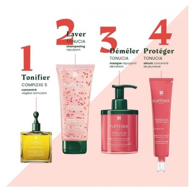 René Furterer Tonucia Natural Filler Shampoing Repulpant Cheveux Fatigués 50 ml