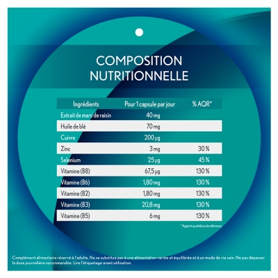 Oenobiol Haïr Expert Fortifiant Anti-Âge Complément Alimentaire - 30 Capsules