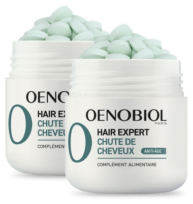 Oenobiol Haïr Expert Chute de Cheveux Complément Alimentaire 2 x 60 Comprimés