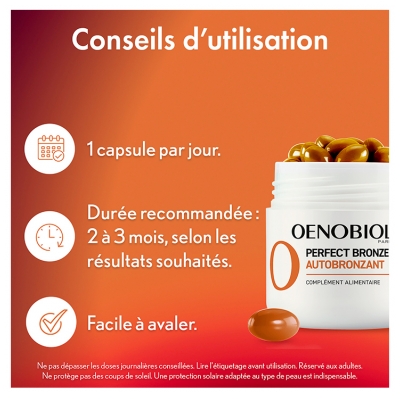 Oenobiol Perfect Bronze Autobronzant 30 Unités