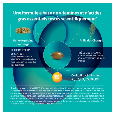 Oenobiol Haïr Expert Chute de Cheveux Complément Alimentaire - 60 Capsules