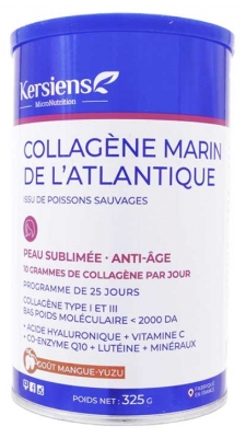 Pharm Nature Collagène Marin de L'Atlantique Peau Sublimée Anti-Âge Goût mangue yuzu 325 g