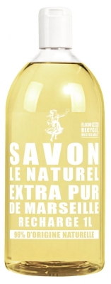 Savon Le Naturel Extra Pur de Marseille Recharge de 1 Litre