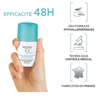 Vichy Anti-Transpirant Déodorant Roll-On Duo 2 X 50 ml