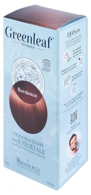 Greenleaf Coloration Bio 100 g - Coloration : Bordeaux