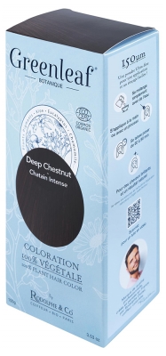Greenleaf Coloration Bio 100 g - Coloration : Châtain Intense