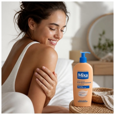 Mixa Lait Corps Antidessèchement Peaux Sèches 400 ml