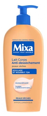Mixa Lait Corps Antidessèchement Peaux Sèches 400 ml