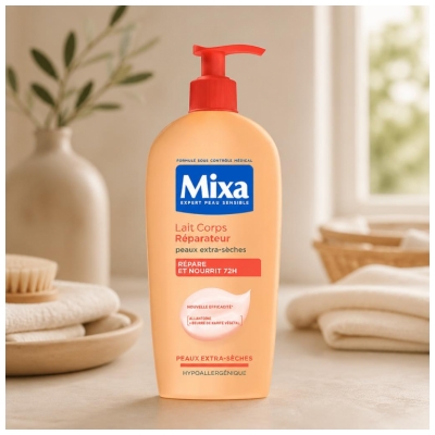 Mixa Lait Corps Réparateur Peaux Extra-Sèches 400 ml