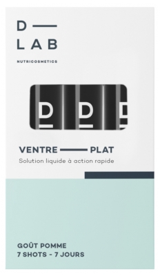 D-Lab Nutricosmetics Ventre Plat Goût Pomme 7 Shots
