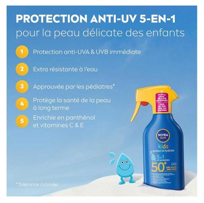 Nivea Sun Protect & Hydrate Kids 5en1 Solaire SPF50+ 250 ml