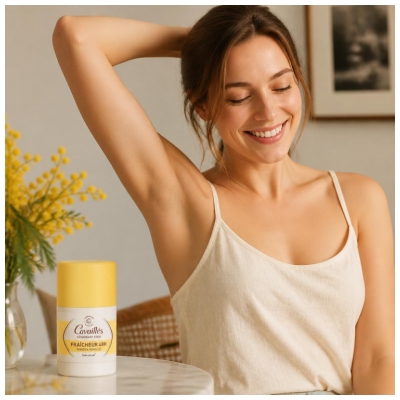 Cavaillès Déodorant Mimosa Vanillé Stick Fraîcheur 48H 50 ml