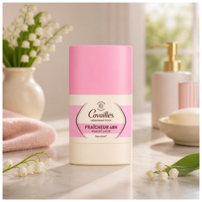 Cavaillès Déodorant Muguet Lacté Stick Fraîcheur 48H 50 ml