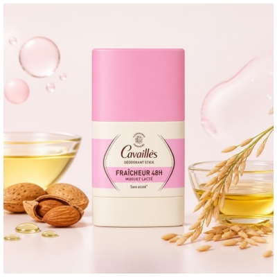 Cavaillès Déodorant Muguet Lacté Stick Fraîcheur 48H 50 ml