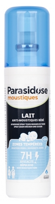 Parasidose Moustiques Lait Anti-Moustiques pour les Bébés Zone Tempérées 100 ml