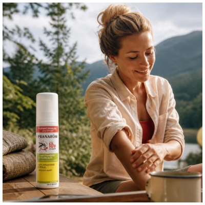 Pranarôm Aromapic Spray Lacté Anti-Moustiques & Tiques Zones Tropicales et Tempérées 200 ml