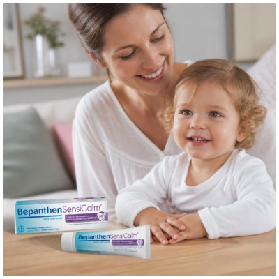 Bepanthen Sensicalm® - Eczéma - 50 g - Soulage l'Eczéma et Les Démangeaisons - Régénère la Peau - Sans Cortisone