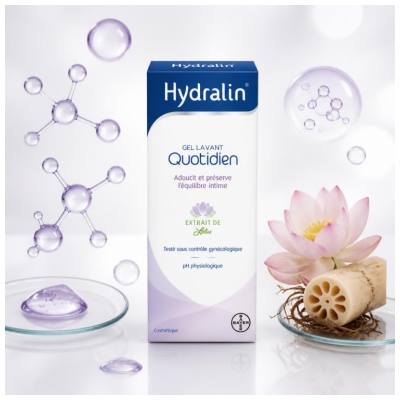 Hydralin Quotidien - Gel Intime - 200 Ml - Savon - Hygiène Intime