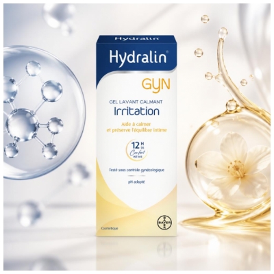 Hydralin Gyn - Gel de Soin Intime - 200 Ml - Gel Lavant Calmant
