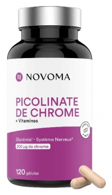 Novoma Picolinate de Chrome Glycémie 120 Gélules