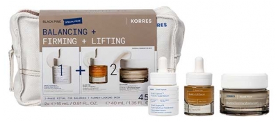 Korres Pin Noir Trousse Équilibrer + Raffermir + Lifter 