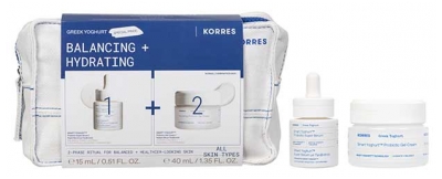 Korres Yaourt Grec Smart Yoghurt Gel-Crème Probiotiques 40 ml + Yaourt Grec Sérum Revitalisant 15 ml Offert
